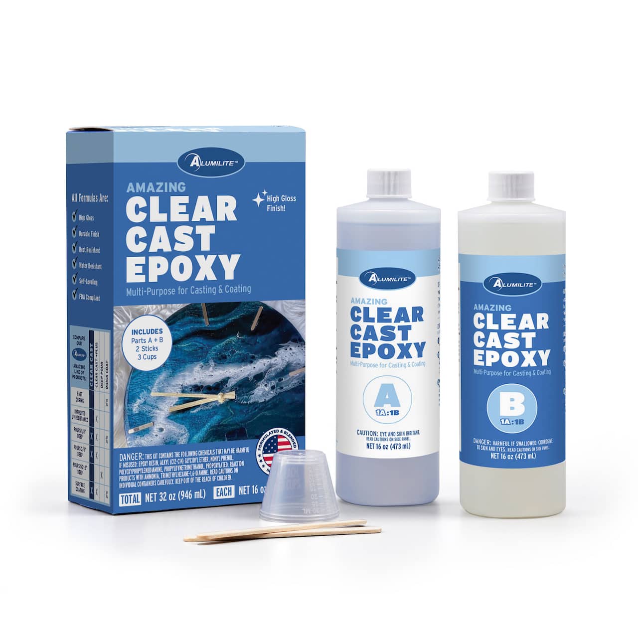 6 Pack: Alumilite™ 32oz. Amazing Clear Cast Epoxy